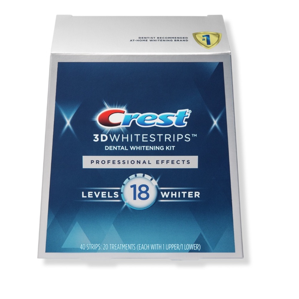 Crest 3D whitestrips professional effects